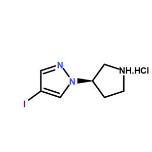 (R)-4-iodo-1-(pyrrolidin-3-yl)-1H-pyrazole hydrochloride