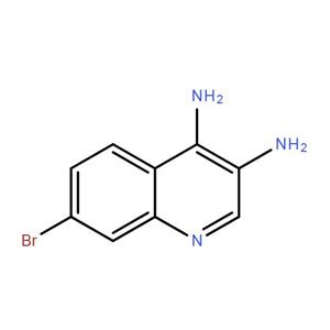 7-溴喹啉-3,4-二胺,7-bromoquinoline-3,4-diamine