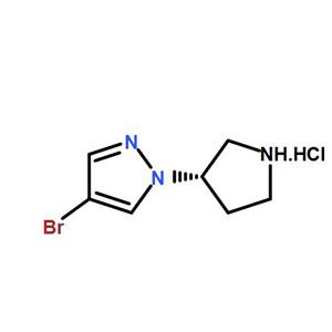 (S)-4-bromo-1-(pyrrolidin-3-yl)-1H-pyrazole hydrochloride