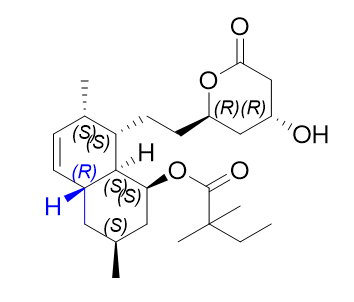 辛伐他汀雜質(zhì)11,(1S,3S,4aR,7S,8S,8aS)-8-(2-((2R,4R)-4-hydroxy-6-oxotetrahydro-2H-pyran-2-yl)ethyl)-3,7-dimethyl-1,2,3,4,4a,7,8,8a-octahydronaphthalen-1-yl 2,2-dimethylbutanoate