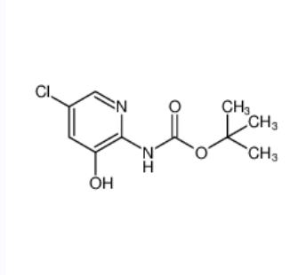 2-BOC-氨基-3-羟基-5-氯吡啶,N-(5-Chloro-3-hydroxy-2-pyridinyl)carbamic acid 1,1-dimethylethyl ester