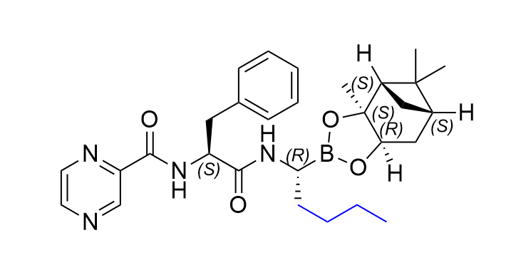 硼替佐米杂质17,N-((S)-1-oxo-3-phenyl-1-(((R)-1-((3aS,4S,6S,7aR)-3a,5,5-trimethylhexahydro-4,6-methanobenzo[d][1,3,2]dioxaborol-2-yl)pentyl)amino)propan-2-yl)pyrazine-2-carboxamide