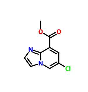 6-氯咪唑并[1,2-A]吡啶-8-甲酸甲酯,IMidazo[1,2-a]pyridine-8-carboxylic acid, 6-chloro-, Methyl ester