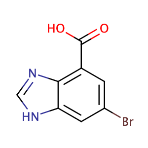 6-溴-1H-苯并[d]咪唑-4-羧酸,6-Bromo-1H-benzo[d]imidazole-4-carboxylic acid