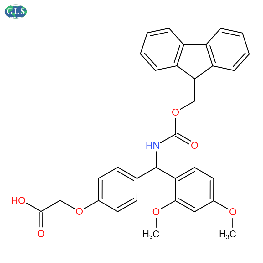 4-[(2,4-二甲氧基苯基)(FMOC-氨基)甲基]苯氧乙酸,Fmoc-Linker / Rink Amide Linker