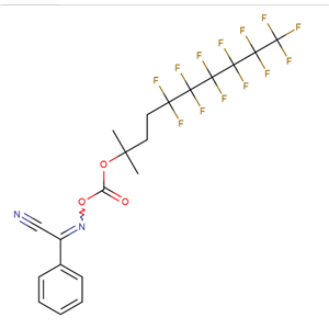 2-[(4,4,5,5,6,6,7,7,8,8,9,9,9-十三氟-1,1-二甲基壬基氧)羰基氧亚氨基]-2-苯乙腈