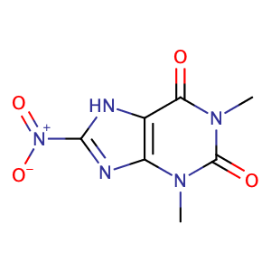 1,3-二甲基-8-硝基-1H-嘌呤2,6(3H,9H)-二酮,1,3-Dimethyl-8-nitro-3,7-dihydro-1H-purine-2,6-dione
