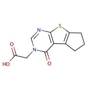 (4-氧代-6,7-二氢-4H,5H-环戊二烯并[4,5]噻吩并[2,3-D]嘧啶-3-基)-乙酸,(4-OXO-6,7-DIHYDRO-4H,5H-CYCLOPENTA[4,5]THIENO-[2,3-D]PYRIMIDIN-3-YL)-ACETIC ACID