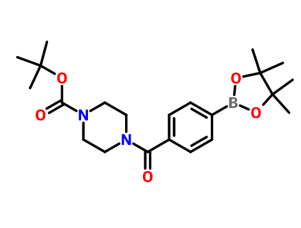 4-(4-BOC-哌嗪-1-羰基) 苯硼酸频哪酯,1-BOC-4-[4-(4,4,5,5-TETRAMETHYL-[1,3,2]DIOXABOROLAN-2-YL)-BENZOYL]-PIPERAZINE