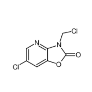 6-chloro-3-chloromethyl-3H-oxazolo[4,5-b]pyridin-2-one