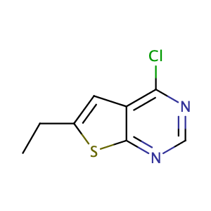 4-氯-6-乙基噻吩并[2,3-d]嘧啶,4-CHLORO-6-ETHYLTHIENO[2,3-D]PYRIMIDINE