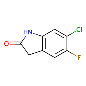 6-氯-5-氟吲哚-2-酮,6-Chloro-5-fluoro-2-oxindole