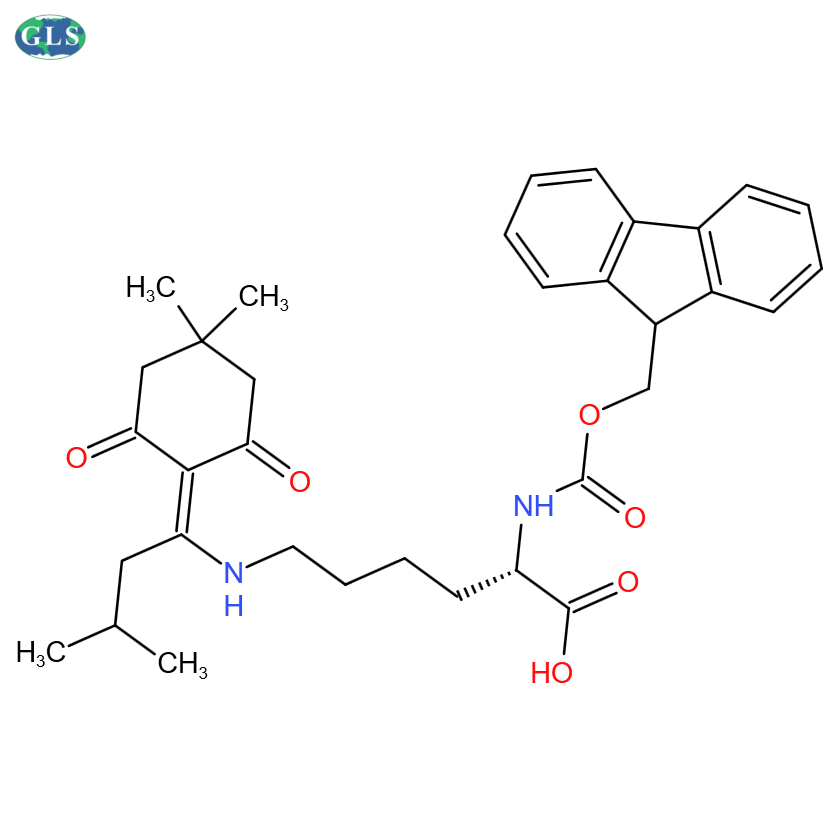 N-芴甲氧羰基-N'-[1-(4,4-二甲基-2,6-二氧代环己基亚甲基)-3-甲基丁基]-L-赖氨酸,Fmoc-L-Lys(ivDde)-OH