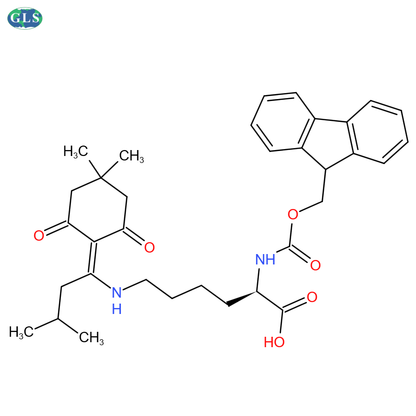 N-芴甲氧羰基-N'-[1-(4,4-二甲基-2,6-二氧代环己基亚甲基)-3-甲基丁基]-D-赖氨酸,Fmoc-D-Lys(ivDde)-OH