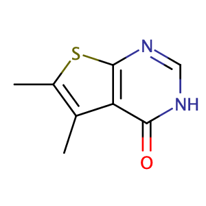 5,6-二甲基噻吩并[2,3-d]嘧啶-4(3H)-酮,5,6-DIMETHYLTHIENO[2,3-D]PYRIMIDIN-4(3H)-ONE