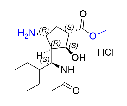 帕拉米韦杂质27,(1S,2S,3R,4R)-3-((S)-1-acetamido-2-ethylbutyl)-4-amino-2-hydroxyl cyclopentane-1-carboxylic acid hydrochloride