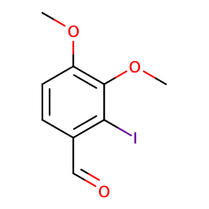 2-碘-3,4-二甲氧基苯甲醛,Benzaldehyde, 2-iodo-3,4-diMethoxy-