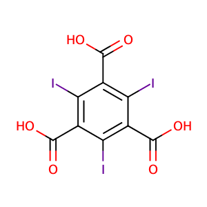 2,4,6-三碘苯-1,3,5-三羧酸,2,4,6-triiodobenzene-1,3,5-tricarboxylic acid