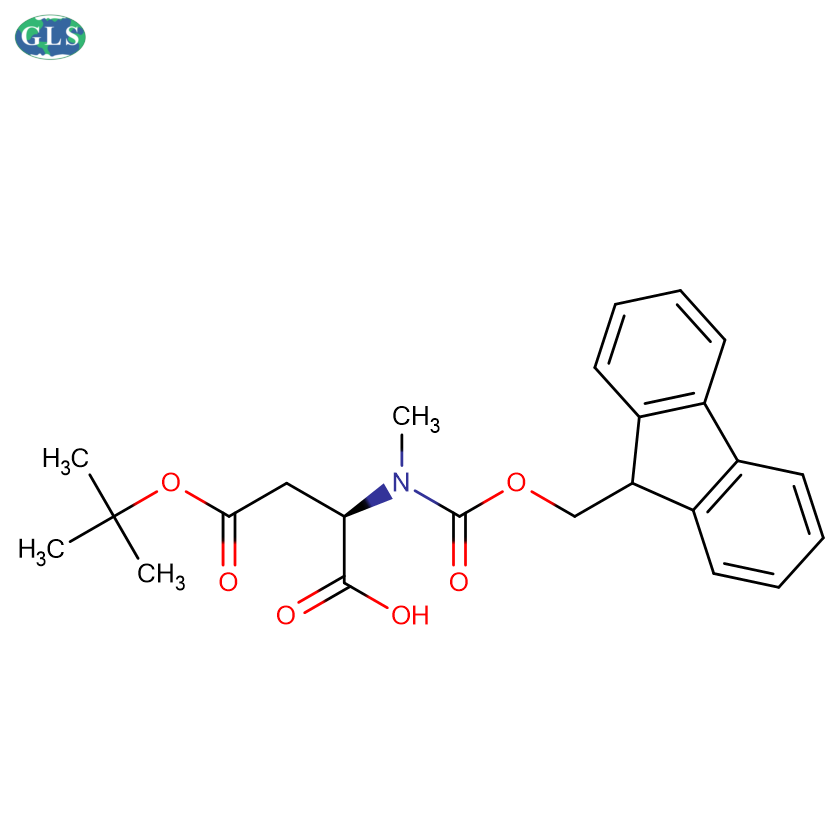 Fmoc-N-甲基-D-天冬氨酸 4-叔丁酯,Fmoc-N-Me-D-Asp(OtBu)-OH