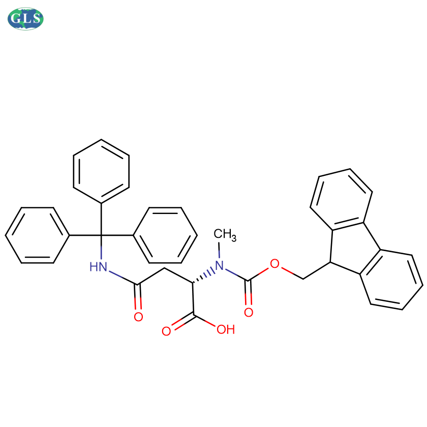 芴甲氧羰基-N-甲基-三苯甲基-L-天冬酰胺,Fmoc-N-Me-L-Asn(Trt)-OH
