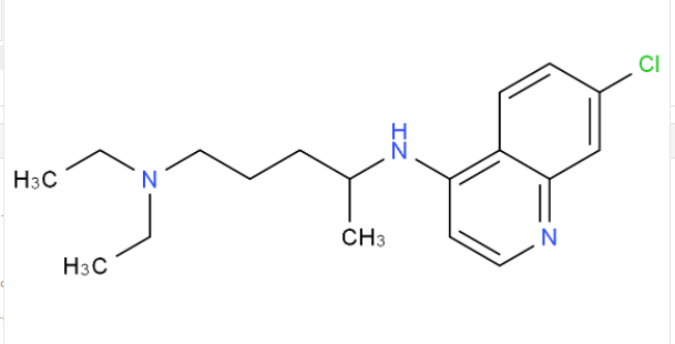 氯喹,1,4-Pentanediamine,N4-(7-chloro-4-quinolinyl)-N1,N1-diethyl-