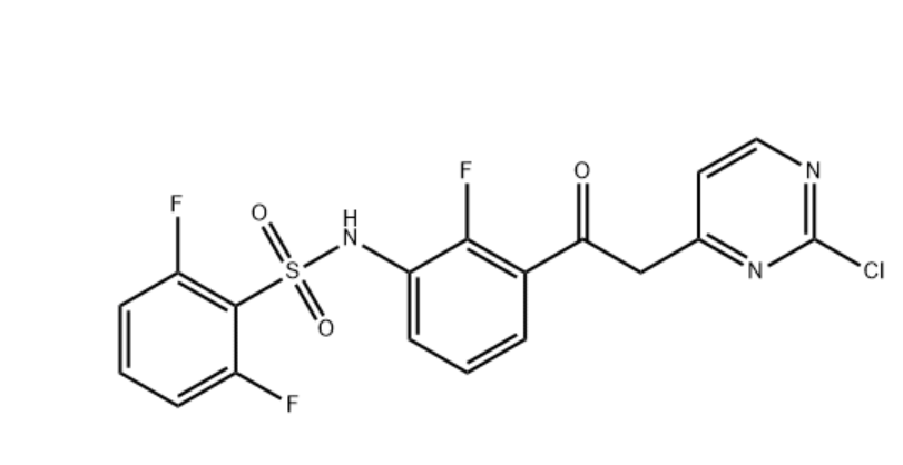 N-(3-(2-(2-chloropyriMidin-4-yl)acetyl)-2-fluorophenyl)-2,6-difluorobenzenesulfonaMide,N-(3-(2-(2-chloropyriMidin-4-yl)acetyl)-2-fluorophenyl)-2,6-difluorobenzenesulfonaMide