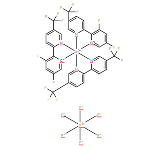 [5,5'-双(三氟甲基)-2,2'-联吡啶-κN,κN]双[3,5-二氟-2-[5-(三氟甲基)-2-吡啶基-κN]苯基]铱六氟磷酸盐