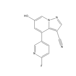 6-羟基-4-(6-氟-3-吡啶)-吡唑并[1,5-A]吡啶-3-甲腈