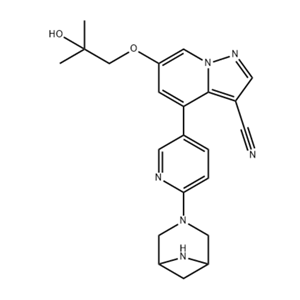 4-(6-(3,6-二氮杂双环[3.1.1]庚烷-3-基)吡啶-3-基)-6-(2-羟基-2-甲基丙氧基)吡唑并[1,5-a]吡啶3-甲腈