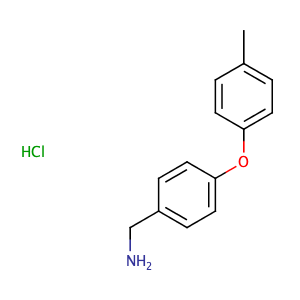 4-(4-甲基苯氧基)苯甲胺盐酸盐,4-(4-Methylphenoxy)phenyl]methanamine hydrochloride