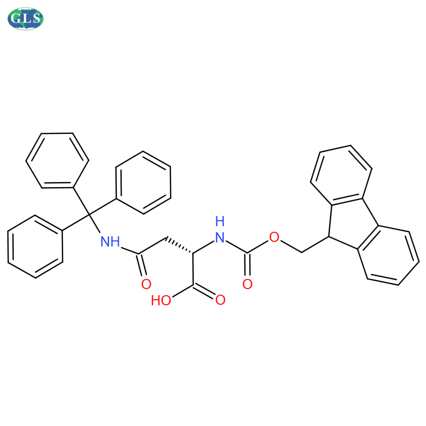 Fmoc-N-三苯甲基-L-天冬酰胺,Fmoc-Asn(Trt)-OH