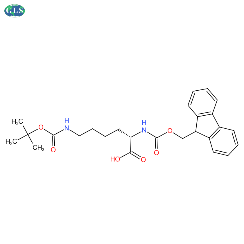 N-芴甲氧羰基-N6-叔丁氧羰基-L-赖氨酸,Fmoc-L-Lys(Boc)-OH