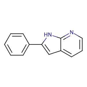 2-苯基-1H-吡咯并[2,3-B]吡啶,2-phenyl-1H-pyrrolo[2,3-b]pyridine