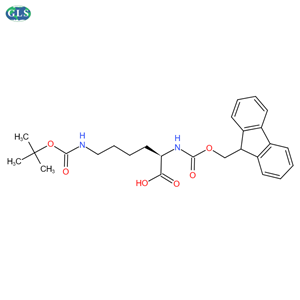 N-芴甲氧羰基-N6-叔丁氧羰基-D-赖氨酸,Fmoc-D-Lys(Boc)-OH
