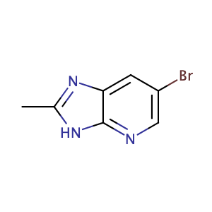 6-溴-2-甲基- 4-氮杂苯并咪唑,6-BROMO-2-METHYL-4H-IMIDAZO[4,5-B]PYRIDINE