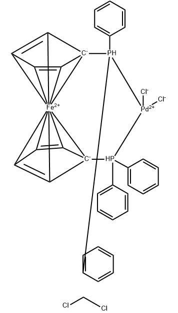 [1,1'-双(二苯基膦)二茂铁]二氯化钯二氯甲烷络合物,1,1'-Bis(diphenylphosphino)ferrocene-palladium(II)dichloride dichloromethane complex