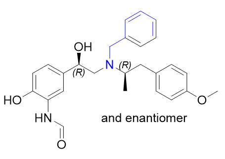 福莫特罗杂质08,N-[5-[(1RS)-2-[benzyl[(1RS)-2-(4-methoxyphenyl)- 1-methylethyl]amino]-1-hydroxyethyl]-2- hydroxyphenyl]formamide