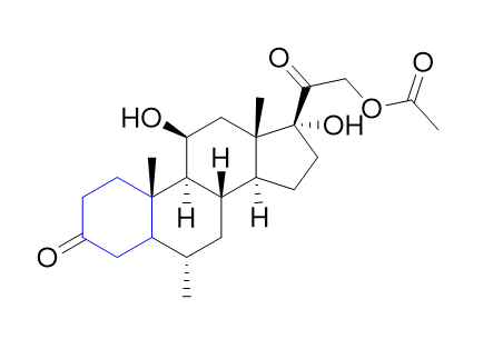 甲潑尼龍雜質(zhì)26,2-((6S,8S,9S,10S,11S,13S,14S,17R)-11,17-dihydroxy-6,10,13-trimethyl-3-oxohexadecahydro-1H-cyclopenta[a]phenanthren-17-yl)-2-oxoethyl acetate