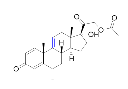 甲泼尼龙杂质24,2-((6S,8S,10R,13S,14S,17R)-17-hydroxy-6,10,13-trimethyl-3-oxo-6,7,8,10,12,13,14,15,16,17-decahydro-3H-cyclopenta[a]phenanthren-17-yl)-2-oxoethyl acetate