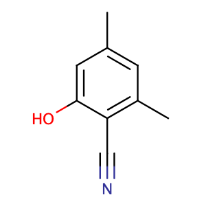 2,4-二甲基-6-羟基苯腈,2,4-dimethyl-6-hydroxybenzonitrile