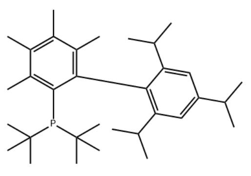 2-二叔丁基磷-3,4,5,6-四甲基-2',4',6'-三异丙基联苯,2-(Di-tert-butylphosphino)-3,4,5,6-tetramethyl-2',4',6'-triisopropyl-1,1'-biphenyl