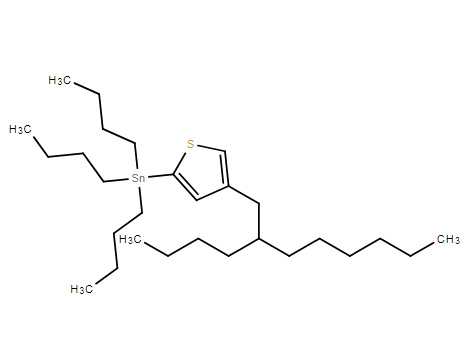 (4-(2-丁基辛基)噻吩-2-基)三丁基锡烷,Tributyl-[4-(2-butyl-octyl)-thiophen-2-yl]-stannane