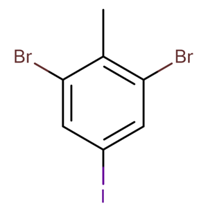 1,3-二溴-5-碘-2-甲基苯