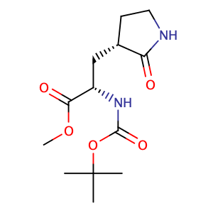 (S)-2-(Boc-氨基)-3-[(S)-2-氧代-3-吡咯烷基]丙酸甲酯,(S)-METHYL 2-((TERT-BUTOXYCARBONYL)AMINO)-