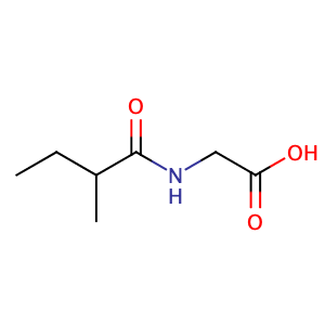 N-(2-甲基-1-氧代丁基)-甘氨酸,N-(2-methyl-1-oxobutyl)-Glycine