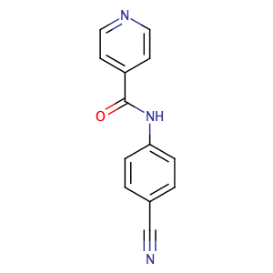 N-(4-cyanophenyl)-4-pyridinecarboxamide,N-(4-cyanophenyl)-4-pyridinecarboxamide