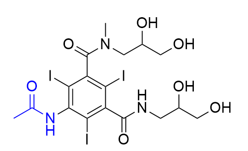 碘普罗胺杂质09,5-acetamido-N1,N3-bis(2,3-dihydroxypropyl)-2,4,6-triiodo-N1-methylisophthalamide