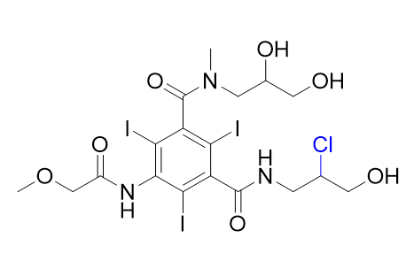 碘普罗胺杂质14,N′-(2-chloro-3-hydroxypropyl)-N-(2,3-dihydroxypropyl)- 2,4,6-triiodo-5-[(methoxyacetyl)amino]-N methylbenzene-1,3-dicarboxamide