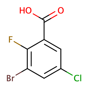 3-溴-5-氯-2-氟苯甲酸,Benzoic acid, 3-broMo-5-chloro-2-fluoro-