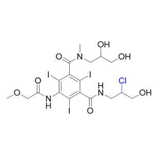 碘普羅胺雜質(zhì)14,N′-(2-chloro-3-hydroxypropyl)-N-(2,3-dihydroxypropyl)- 2,4,6-triiodo-5-[(methoxyacetyl)amino]-N methylbenzene-1,3-dicarboxamide